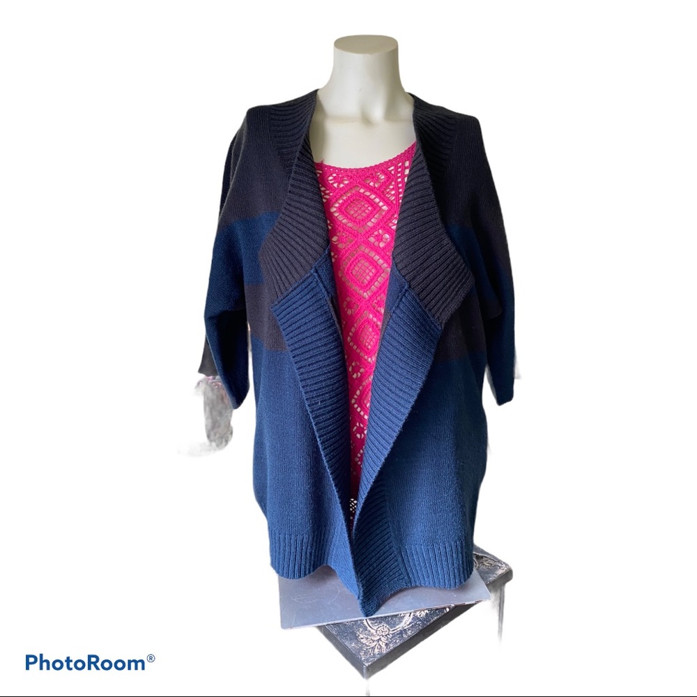 Color Block Open Front Cardigan by Gap size M